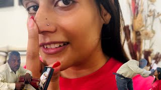 First Time Nose piercing experience  Dard Hua Ya Nahi   True Experience [upl. by Etnor]