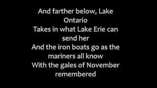 Gordon Lightfoot  The Wreck of the Edmund Fitzgerald Lyrics [upl. by Couture994]