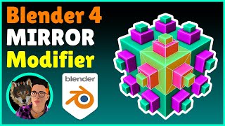 BLENDER 41 MIRROR Modifier Tutorial ITA [upl. by Market]