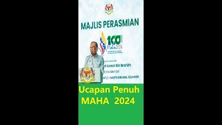 Anwar Ibrahim Ucapan Penuh Di Majlis Perasmian MAHA 2024 [upl. by Nerin]