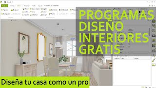 📐PROGRAMAS de DISEÑO de INTERIORES GRATIS Los 9 mejores [upl. by Ajoop]