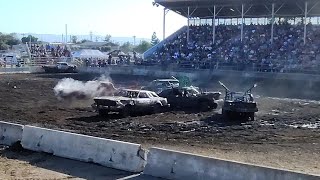 Colusa County Derby Stock Class DemolitionDerby Crash SendIt [upl. by Nwahsem751]