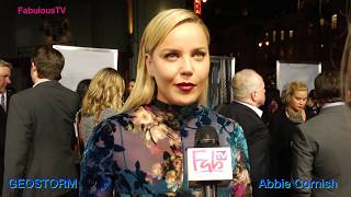 Abbie Cornish stars in GEOSTORM premiere on FabulousTV [upl. by Sugirdor]