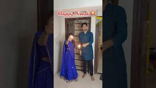 Happy Diwali 🪔❤️ Brothersister love  tiyaa  shubham trending diwali diwalispecial [upl. by Akenet]