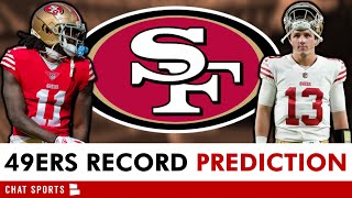 San Francisco 49ers Record PREDICTION For 2024 NFL Season Under Kyle Shanahn John Lynch [upl. by Nosduh]