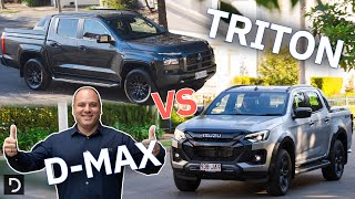 Should I Buy A 2024 Mitsubishi Triton GSR Or An Isuzu DMax XTerrain  Drivecomau [upl. by Harlow]