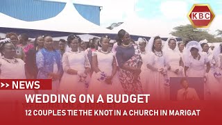 12 couples tie the knot in a church in Marigat Baringo County [upl. by Gotcher580]