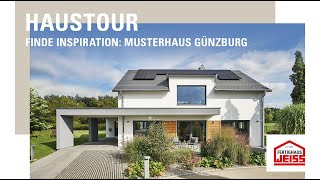 Haustour Musterhaus Günzburg  Fertighaus WEISS [upl. by Amling]