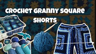 Easy Crochet Granny shorts crochet shorts tutorialUnisex crochetcommunity [upl. by Jamison236]