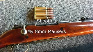 Shooting My Restocked 8mm Mausers [upl. by Rawdon129]