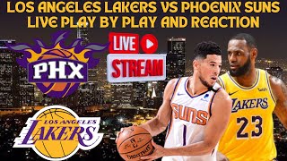 LIVE  Los Angeles Lakers Vs Phoenix Suns Play By Play amp Reaction nba [upl. by Annoyk]