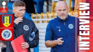 Neil Reynolds Reaction  Stocksbridge Park Steels vs Warrington Rylands  FA Trophy [upl. by Anoyek]