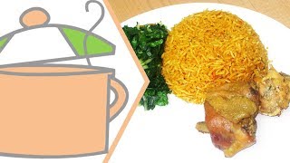 Nigerian Jollof Rice with Basmati Rice  Flo Chinyere [upl. by Pren722]