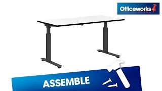 How to assemble the Stilford S2 Electric Desk [upl. by Standford]