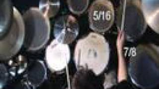 Quad Core Drummer 4 layer polyrhythm drumming original [upl. by Cleveland58]