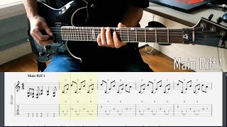 Amon Amarth  The Hero Guitar Lesson w TABS The way Johan and Olavi play it [upl. by Giffer716]