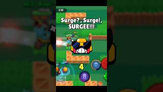 CUANTAS VECES SURGE DICE SU NOMBRE 🤔🤖  brawler brawl shorts short supercell surge video [upl. by Anaujat308]