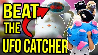 Best Claw Machine Arcade HACKS at Round 1 Beat the UFO Catcher [upl. by Walke]