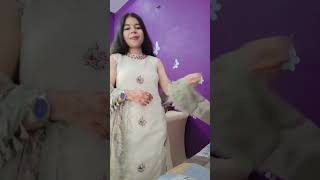 Mini GRWM 🦢🪞🤍 rakshabandhan musictrends vanyakamra [upl. by Marelda354]