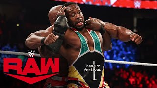 Big E battles Bobby Lashley with title opportunity on the line Raw Dec 13 2021 [upl. by Laval]