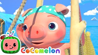 Three Little Pigs  CoComelon Animal Time  Animal Nursery Rhymes [upl. by Atirec909]