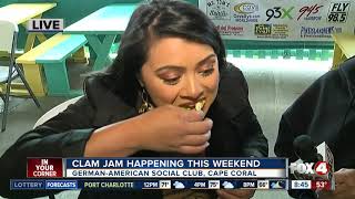 Previewing some of the food at the Clam Jam Festival in Cape Coral [upl. by Clyve]