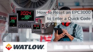 How to Reset a Eurotherm EPC3000 to Enter a New Quick Code [upl. by Ranjiv]