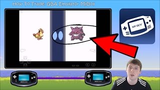 How To Trade Pokemon In GBA Emulator MyBoy Leaf Green and Fire Red Example [upl. by Ardnael]