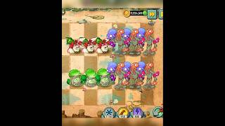 Parsnip and bonk choy vs octo zombie  who will win pvz2gameplay plants shortvideo [upl. by Erv]