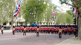 Trooping The Colour Major Generals Review 2023 Troops arriving and Departing [upl. by Kramer]