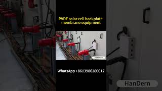 PVDF solar cell backplate membrane equipment [upl. by Demp959]