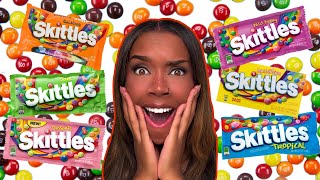 SKITTLES PICKS MY MAKEUP 😱🌈 [upl. by Snah]