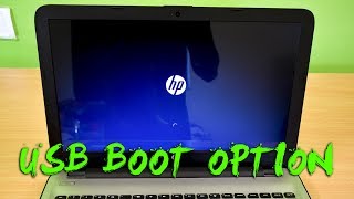 How To Install Windows 10 on HP Notebook 15 from USB Enable HP Laptop Boot Option [upl. by Snodgrass697]