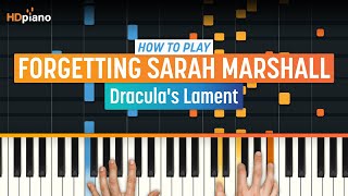 How to Play quotDraculas Lamentquot from Forgetting Sarah Marshall  HDpiano Part 1 Piano Tutorial [upl. by Eirrotal]