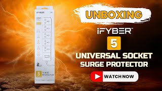 iFYBER FYSP11 5 Universal Socket Surge Protector  Buy Now  KRGKART [upl. by Judie]