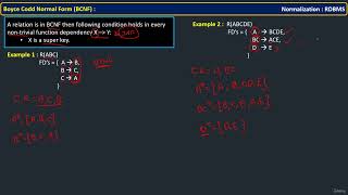 042 Boyce Codd Normal Form BCNF [upl. by Naivart165]