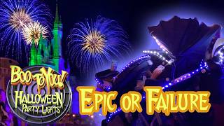 From Boring to Epic  Stroller Lights for Disneys Boo to You Parade [upl. by Yelnats4]