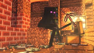 Enderman Life 5  A LateZ Minecraft Animation [upl. by Noillimaxam]