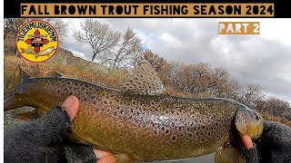 FALL BROWN TROUT FISHING SEASON 2024 PART 2 [upl. by Vandyke]