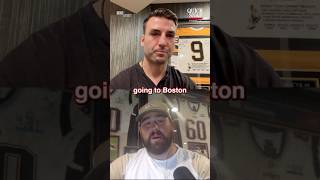 Patrice Bergeron on coming to Boston 😤 [upl. by Sorce]