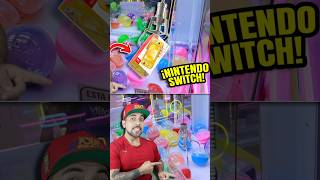 ¡La garra de Nintendo Switch 😱 clawmachine maquinadepeluches nintendoswitch [upl. by Eilrebma]