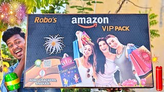 Amazon VIP Cracker Gift Box Unboxing💥 Sivakasi Crackers 2024🧨 75 Items [upl. by Nnaed]