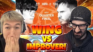 Reacting to WING 🇰🇷 vs IMPROVER 🇷🇺  GBB23 SOLO 14 FINAL  with duncanloops [upl. by Eahs996]