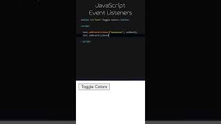 Add Event Listener in JavaScript [upl. by Airdnek]