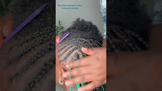 Neatly done braidhairstylesforblackwomen kidshairstyle kids backtoschoolhairstyles haircare [upl. by Mavra]