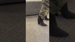 Rebecca minkoff buckle boot rebeccaminkoff bootseason subscribe boots trendinfashion viral [upl. by Samled]