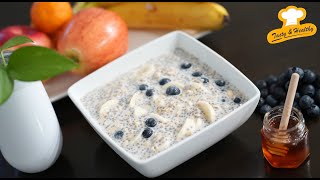 Guarantee Weight loss Breakfast  Overnight Oats  Oats and Chia seeds [upl. by Anauqed419]