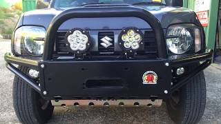 Suzuki Jimny off road Bull Bar fitting [upl. by Britney]