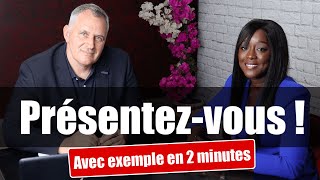 Présentezvous entretien dembauche exemple Parlezmoi de vous en 2 minutes [upl. by Hashimoto]