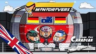 ENGLISH MiniDrivers  Chapter 6x07  2014 Canadian Grand Prix [upl. by Sumaes]